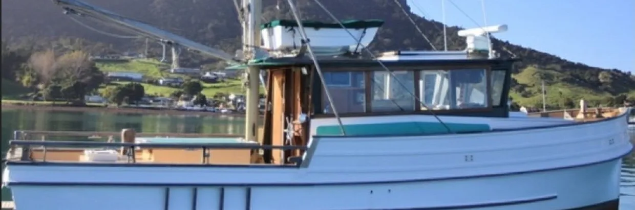 The kauri launch Valda M
